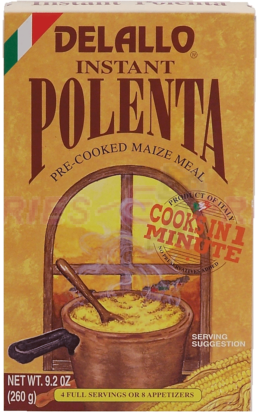 Delallo instant polenta, pre-cooked maize meal Full-Size Picture